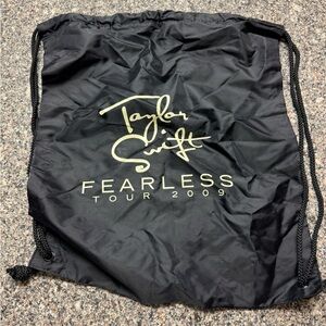 Taylor Swift Fearless Tour Limited Edition 2009 Drawstring Bag